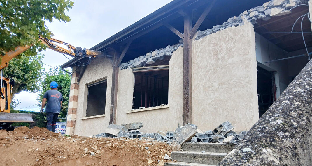 Travaux Baudière 09/09/2025 Travaux Baudière 09/09/2025