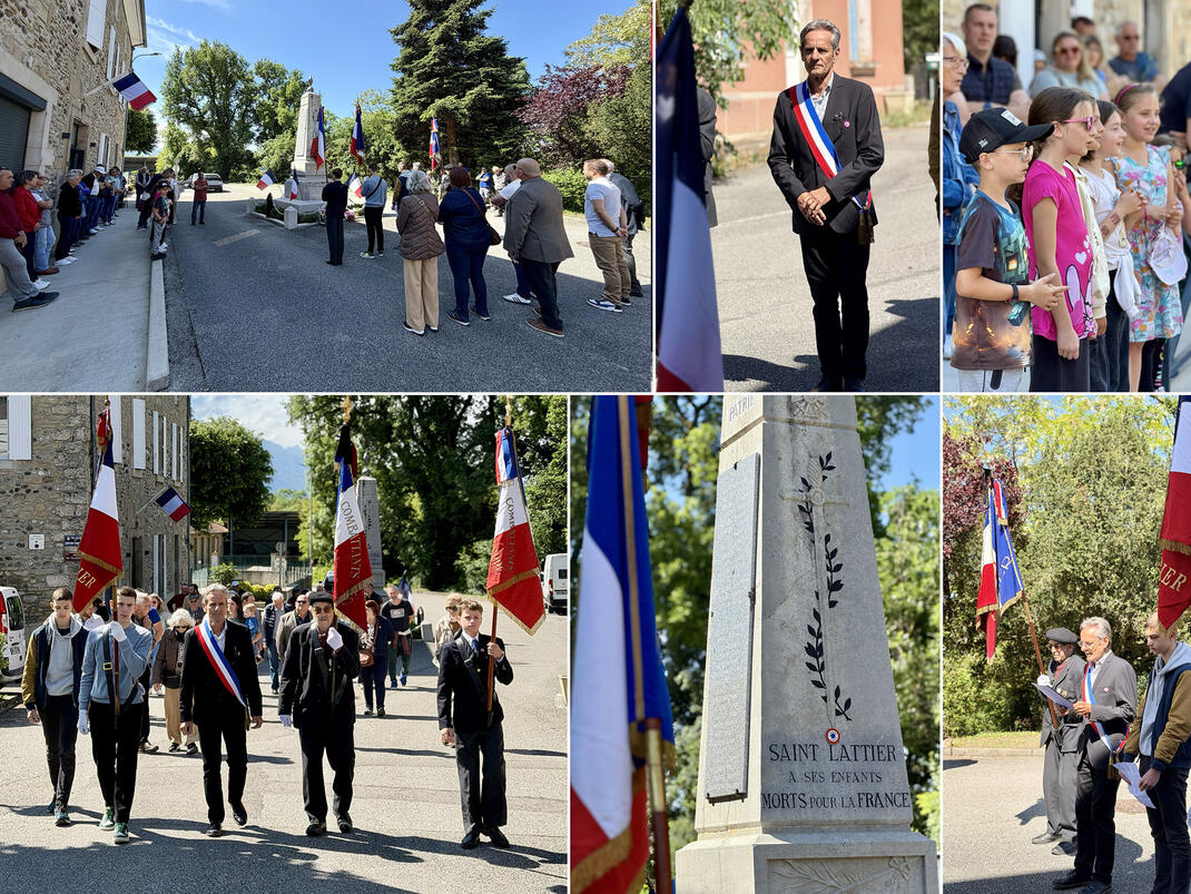Commémoration du 8 mai à Saint-Lattier